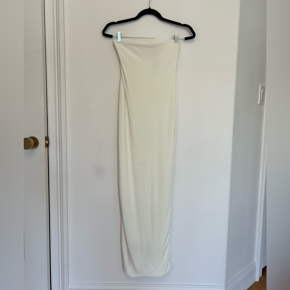 Club L London Strapless Maxi Dress, White